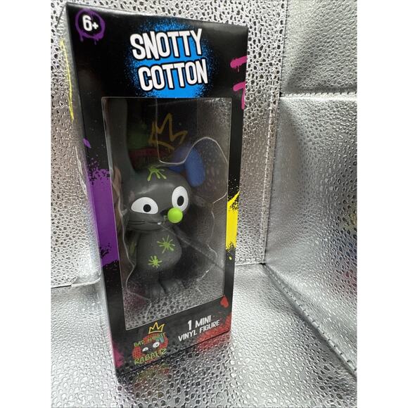 Bad Habbit Rabbitz Snotty Cotton 7” Mini Vinyl Figure Collectible S 1 NIB - Picture 7 of 8